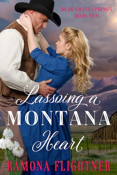Book cover for Lassoing A Montana Heart by Ramona Flightner