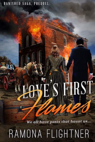 Book cover for Love's First Flames by Ramona Flightner